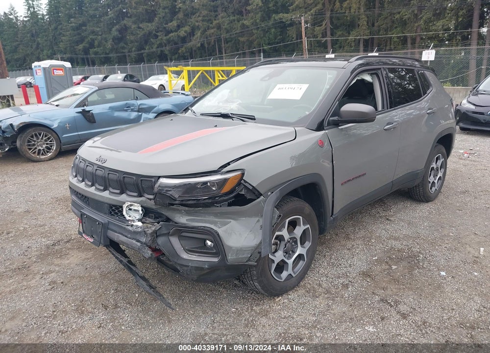 2022 JEEP COMPASS TRAILHAWK 4X4 VIN: 3C4NJDDB3NT140981