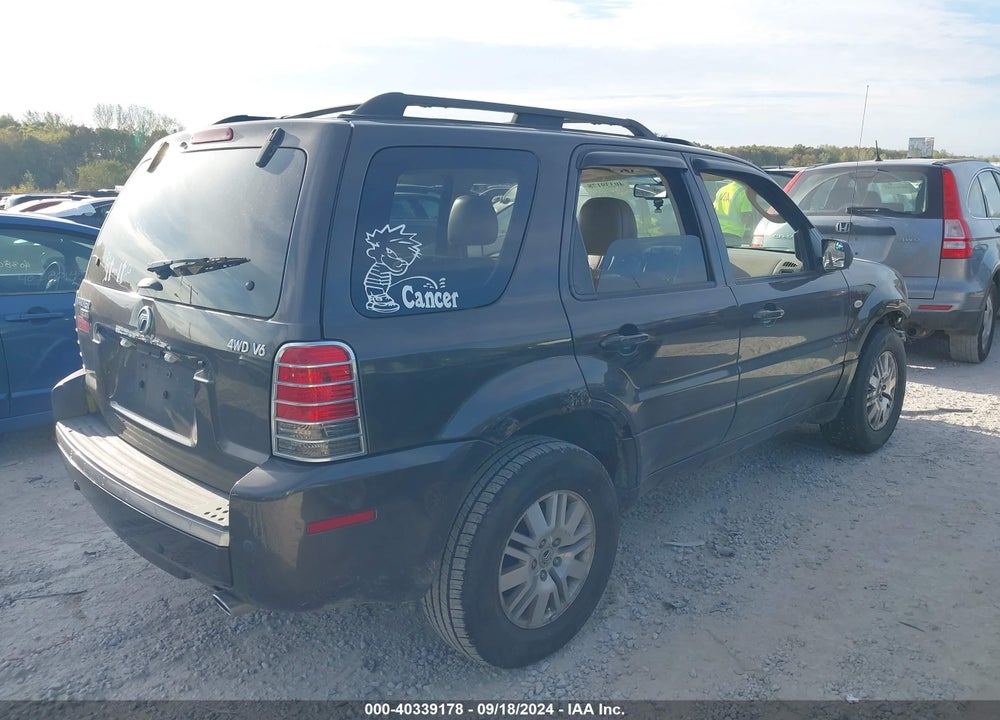 2006 MERCURY MARINER LUXURY/PREMIER VIN: 4M2CU57126KJ06597