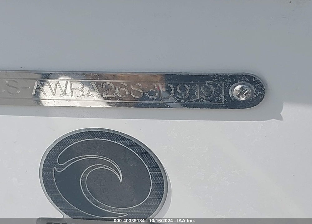2019 AXIS WAKE VIN: AWRA2683D919