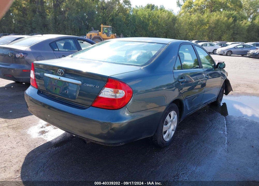 2004 TOYOTA CAMRY LE VIN: 4T1BE32K14U261125