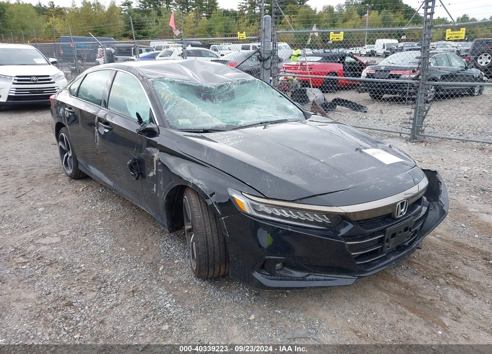 2022 HONDA ACCORD SPORT VIN: 1HGCV1F38NA095299