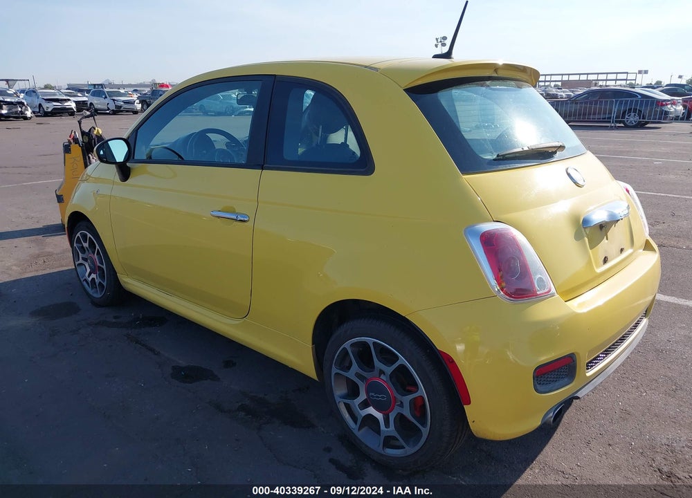 2012 FIAT 500 SPORT VIN: 3C3CFFBR2CT171578