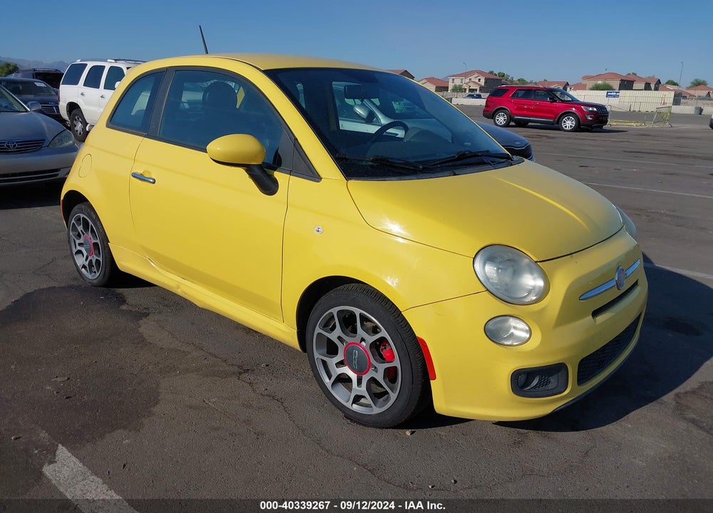 2012 FIAT 500 SPORT VIN: 3C3CFFBR2CT171578
