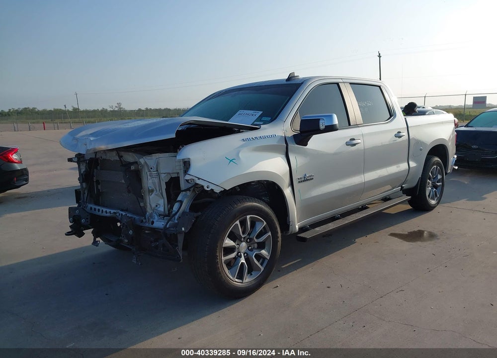 2022 CHEVROLET SILVERADO 1500 LTD 2WD SHORT BED LT VIN: 1GCPWCED4NZ107467