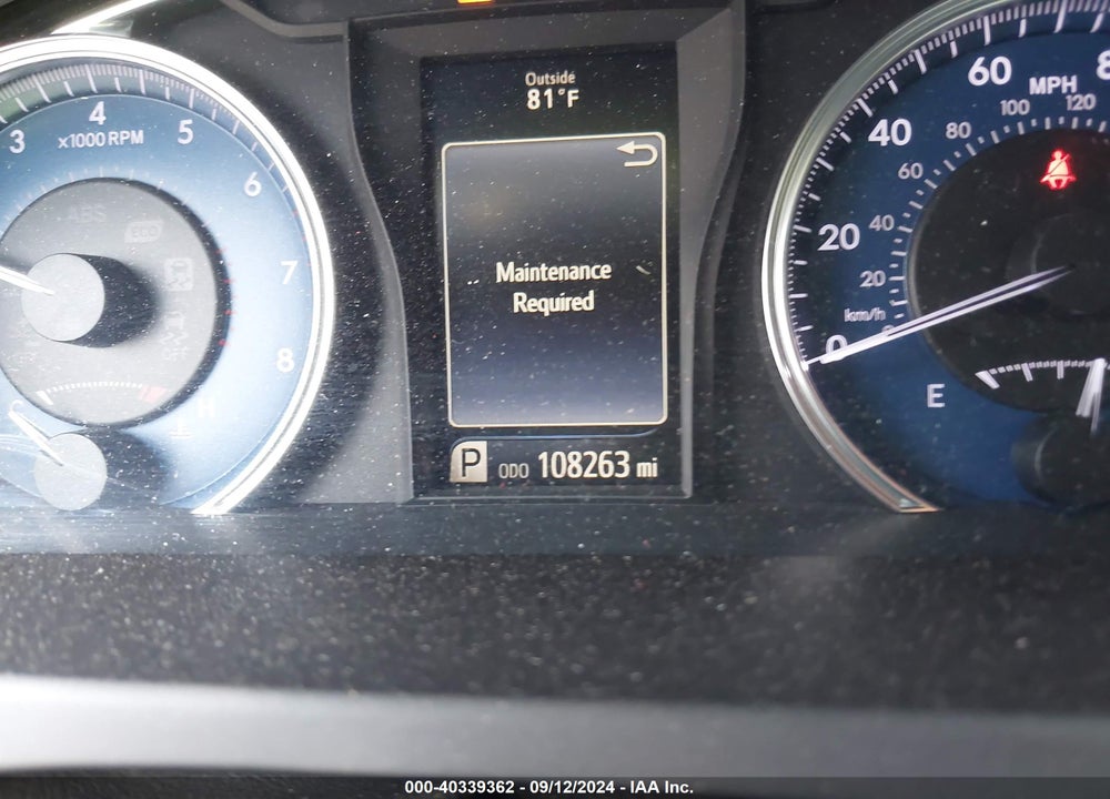 2016 TOYOTA CAMRY LE VIN: 4T4BF1FK5GR539935