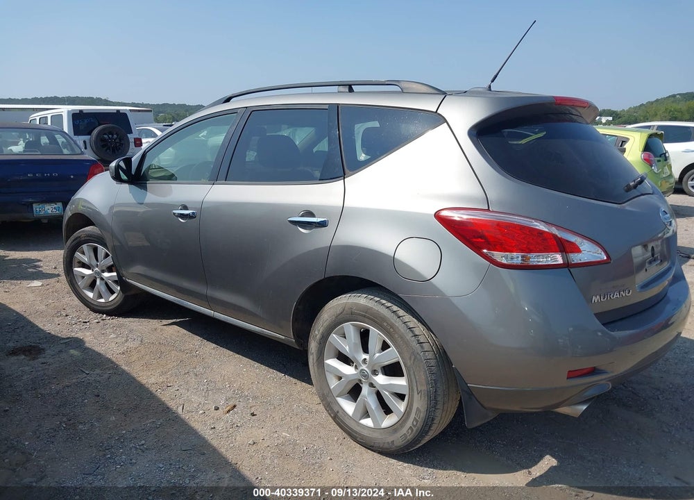 2012 NISSAN MURANO SL VIN: JN8AZ1MU8CW117375