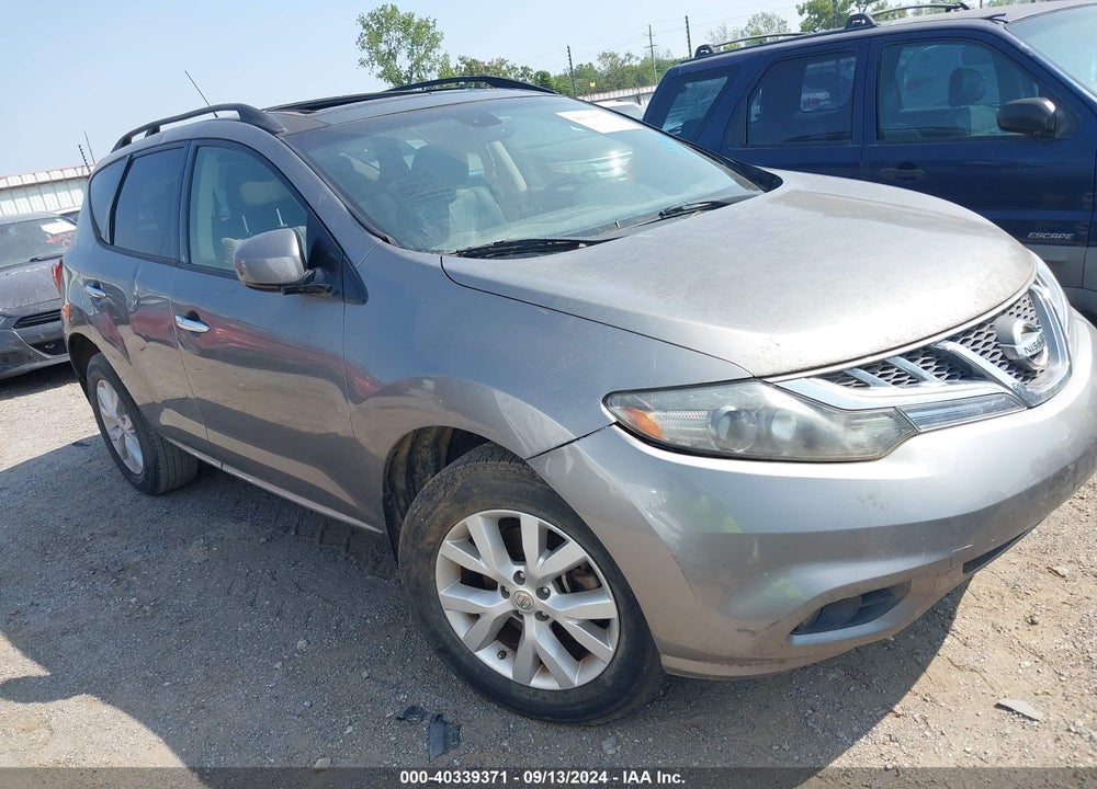 2012 NISSAN MURANO SL VIN: JN8AZ1MU8CW117375