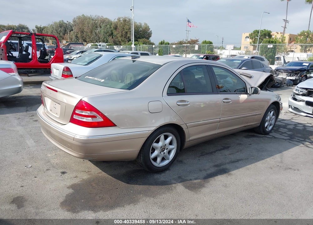 2004 MERCEDES-BENZ C 240 VIN: WDBRF61J34A549545