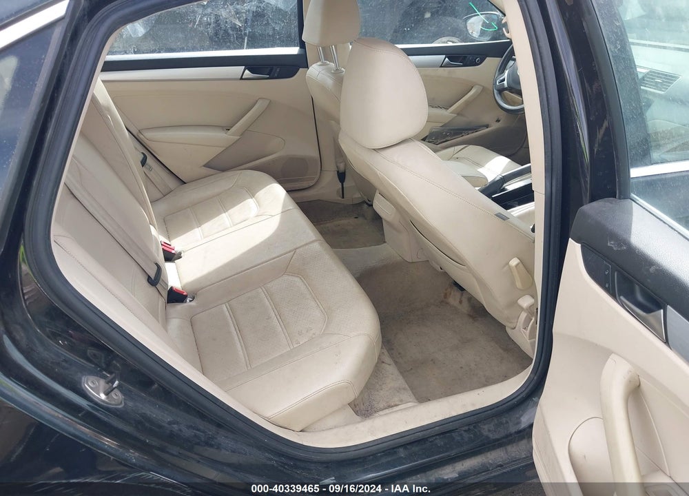 2012 VOLKSWAGEN PASSAT 2.5L SE VIN: 1VWBH7A39CC057476