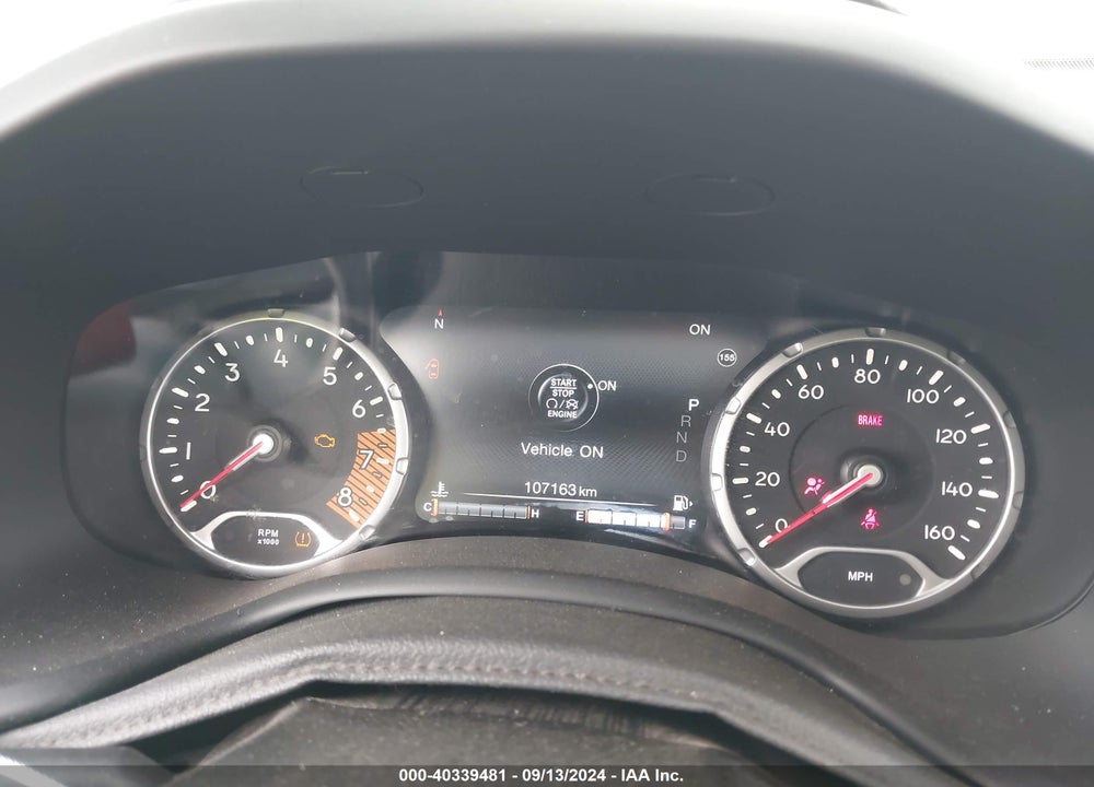 2019 JEEP RENEGADE TRAILHAWK 4X4 VIN: ZACNJBC17KPK38408