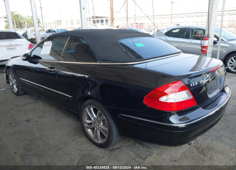 2007 MERCEDES-BENZ CLK 350 VIN: WDBTK56F87T079506