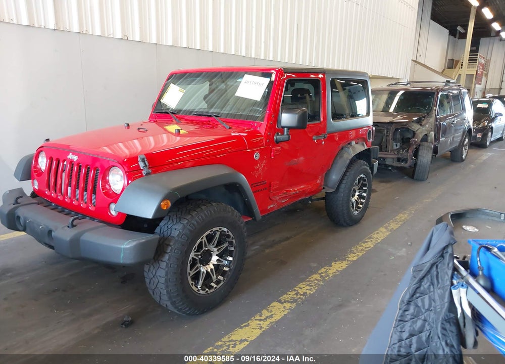 2016 JEEP WRANGLER SPORT VIN: 1C4AJWAG1GL242160