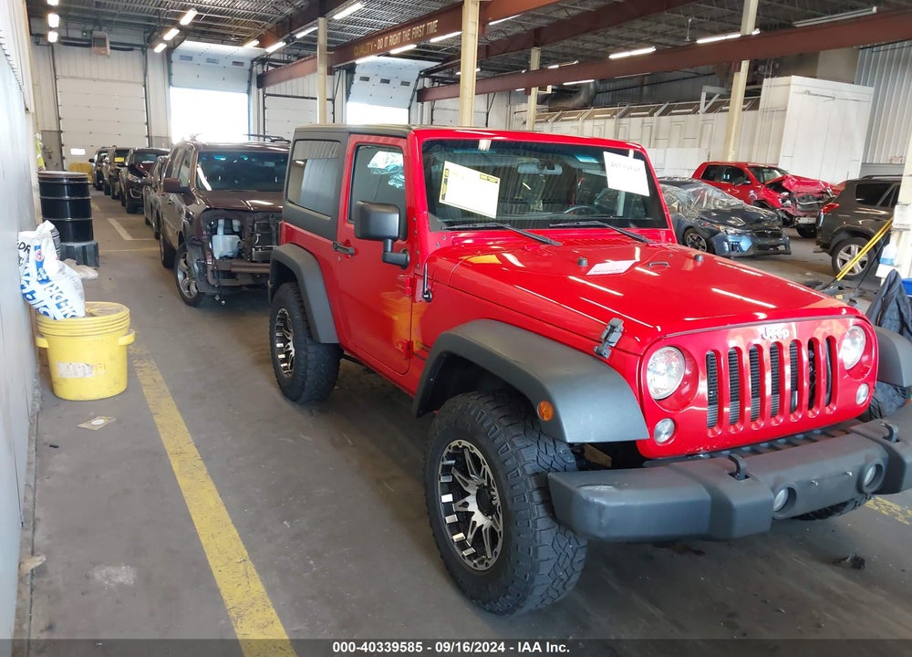 2016 JEEP WRANGLER SPORT VIN: 1C4AJWAG1GL242160