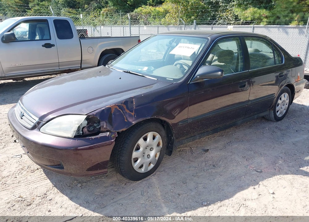 2000 HONDA CIVIC LX VIN: 1HGEJ6670YL030329