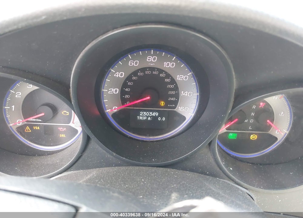 2007 ACURA TL 3.2 VIN: 19UUA66277A013411