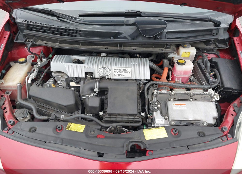 2012 TOYOTA PRIUS THREE VIN: JTDKN3DU7C5424209