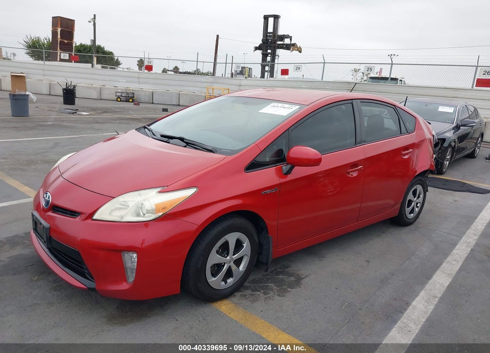 2012 TOYOTA PRIUS THREE VIN: JTDKN3DU7C5424209