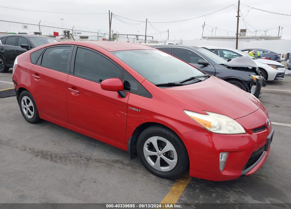 2012 TOYOTA PRIUS THREE VIN: JTDKN3DU7C5424209