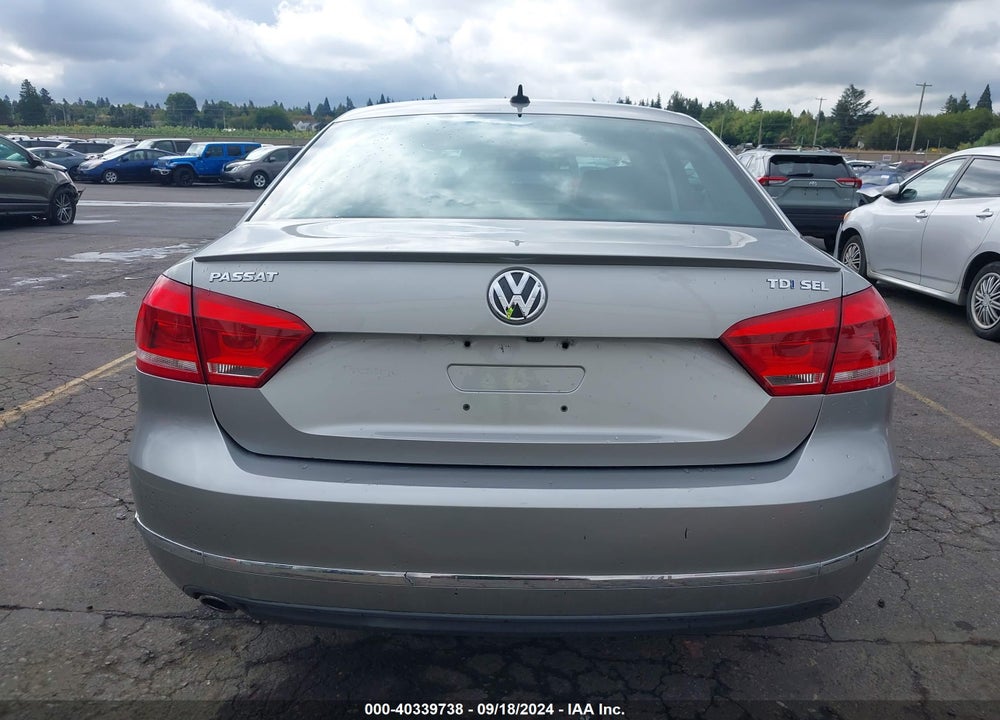 2013 VOLKSWAGEN PASSAT 2.0L TDI SEL PREMIUM VIN: 1VWCN7A36DC037104