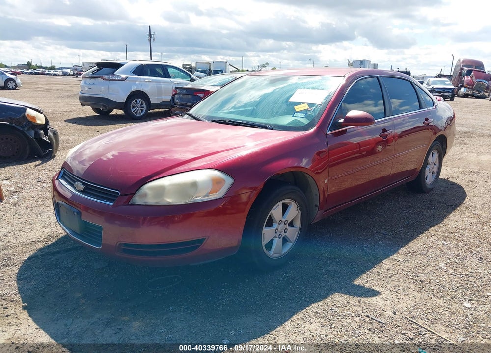 2008 CHEVROLET IMPALA LT VIN: 2G1WT58K681217677