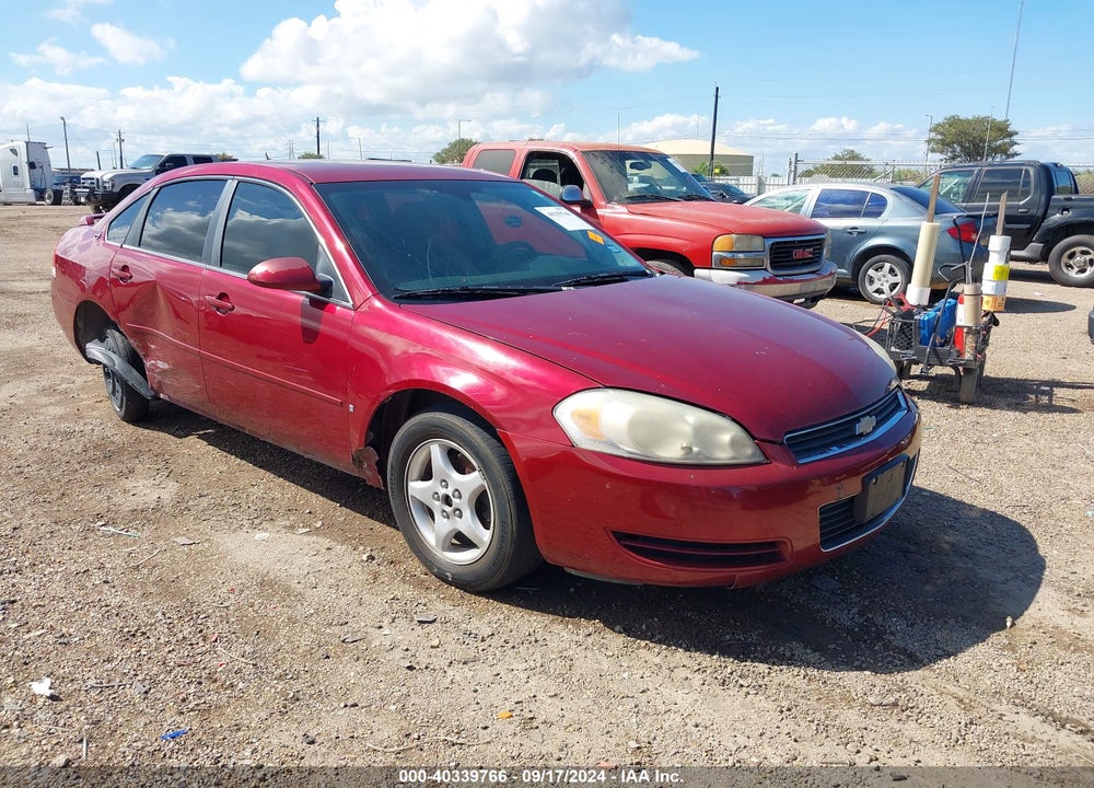 2008 CHEVROLET IMPALA LT VIN: 2G1WT58K681217677