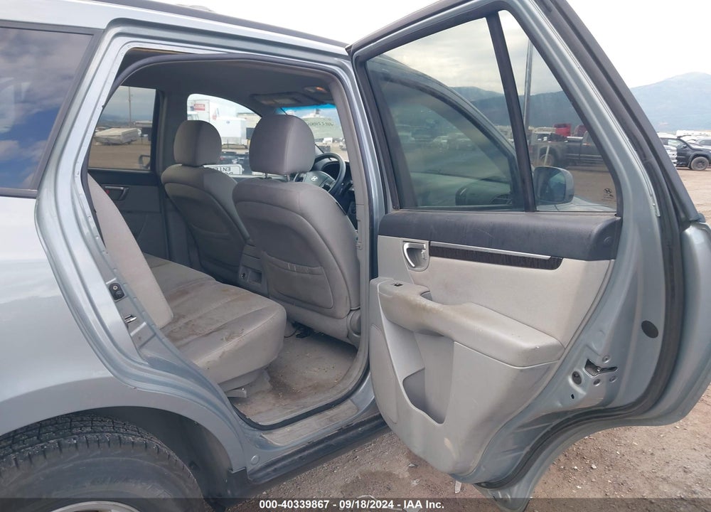 2007 HYUNDAI SANTA FE GLS VIN: 5NMSG73D57H083463