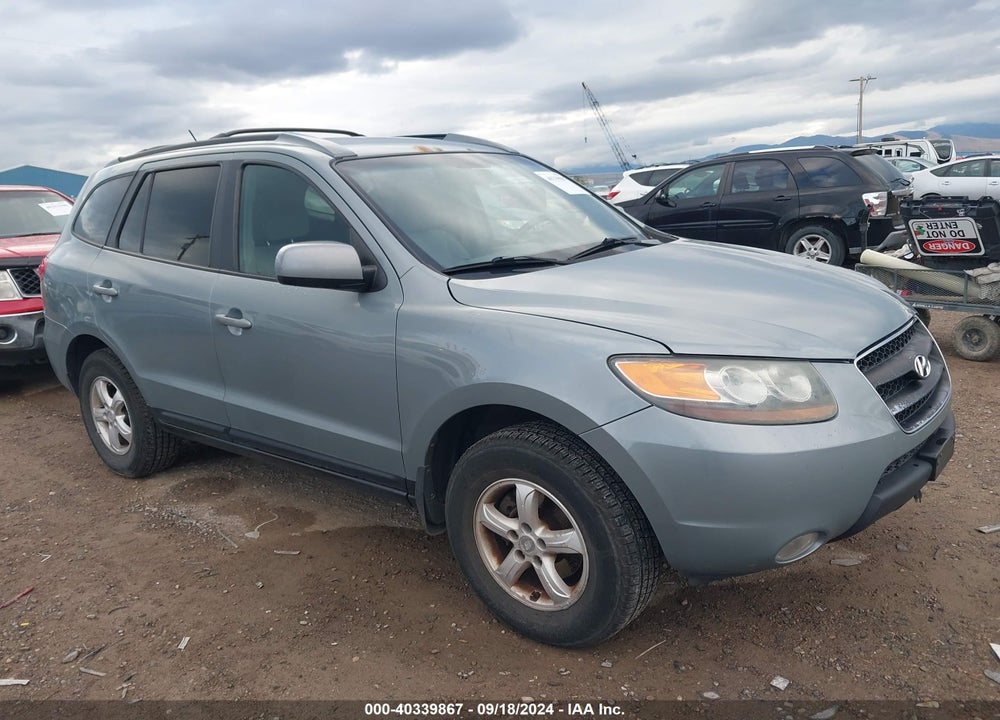 2007 HYUNDAI SANTA FE GLS VIN: 5NMSG73D57H083463