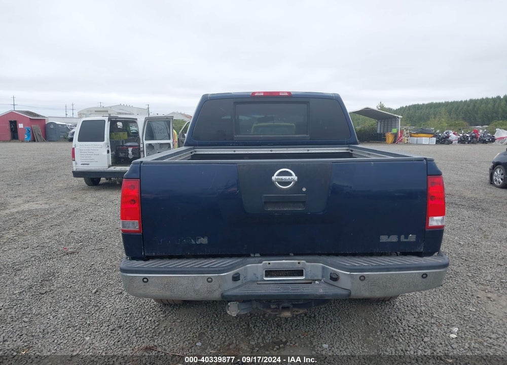 2008 NISSAN TITAN LE VIN: 1N6AA07C58N310366