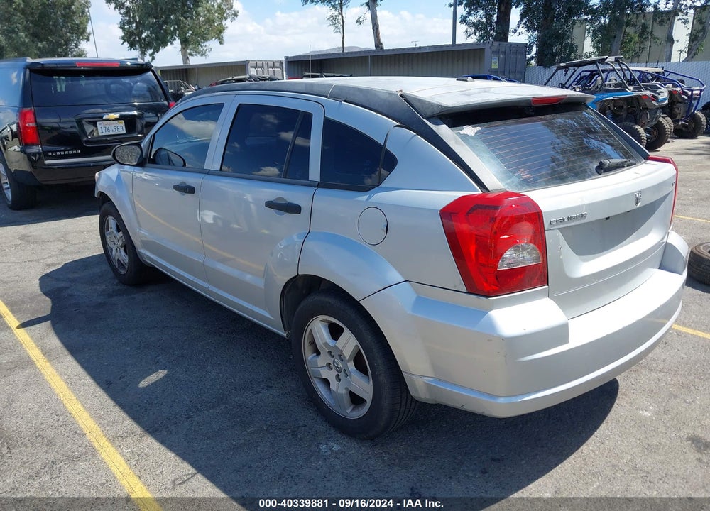 2008 DODGE CALIBER SXT VIN: 1B3HB48B78D739219