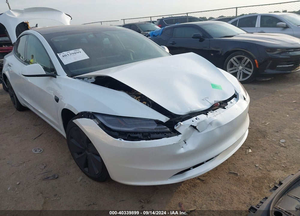2024 TESLA MODEL 3 REAR-WHEEL DRIVE VIN: 5YJ3E1EA3RF823509