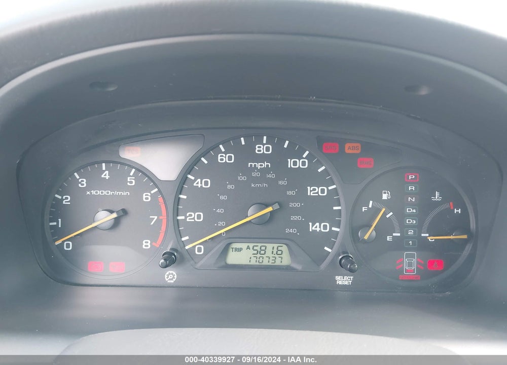 2001 HONDA ACCORD 3.0 EX VIN: 1HGCG16541A056568