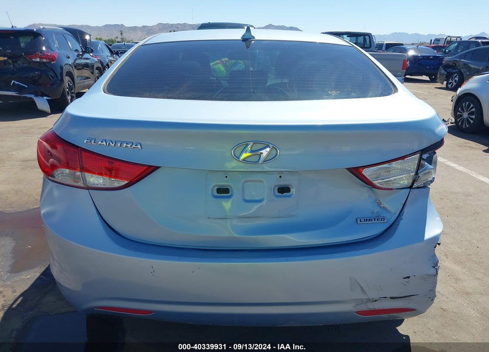 2012 HYUNDAI ELANTRA LIMITED (ULSAN PLANT) VIN: KMHDH4AE2CU256645