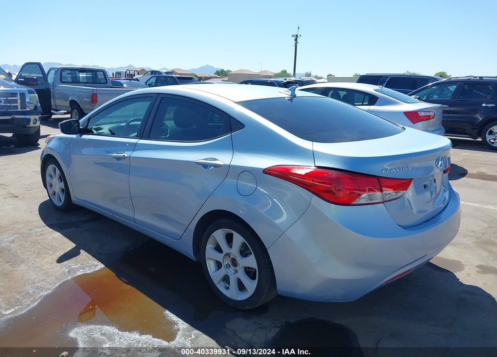 2012 HYUNDAI ELANTRA LIMITED (ULSAN PLANT) VIN: KMHDH4AE2CU256645
