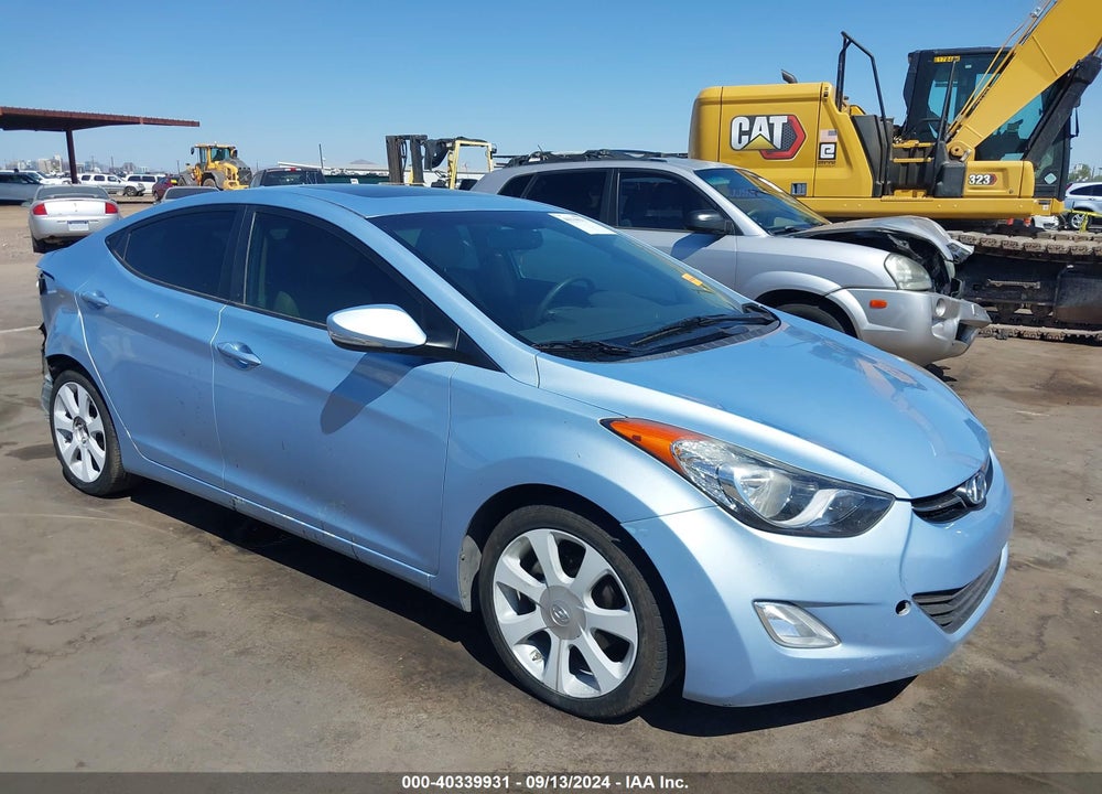 2012 HYUNDAI ELANTRA LIMITED (ULSAN PLANT) VIN: KMHDH4AE2CU256645
