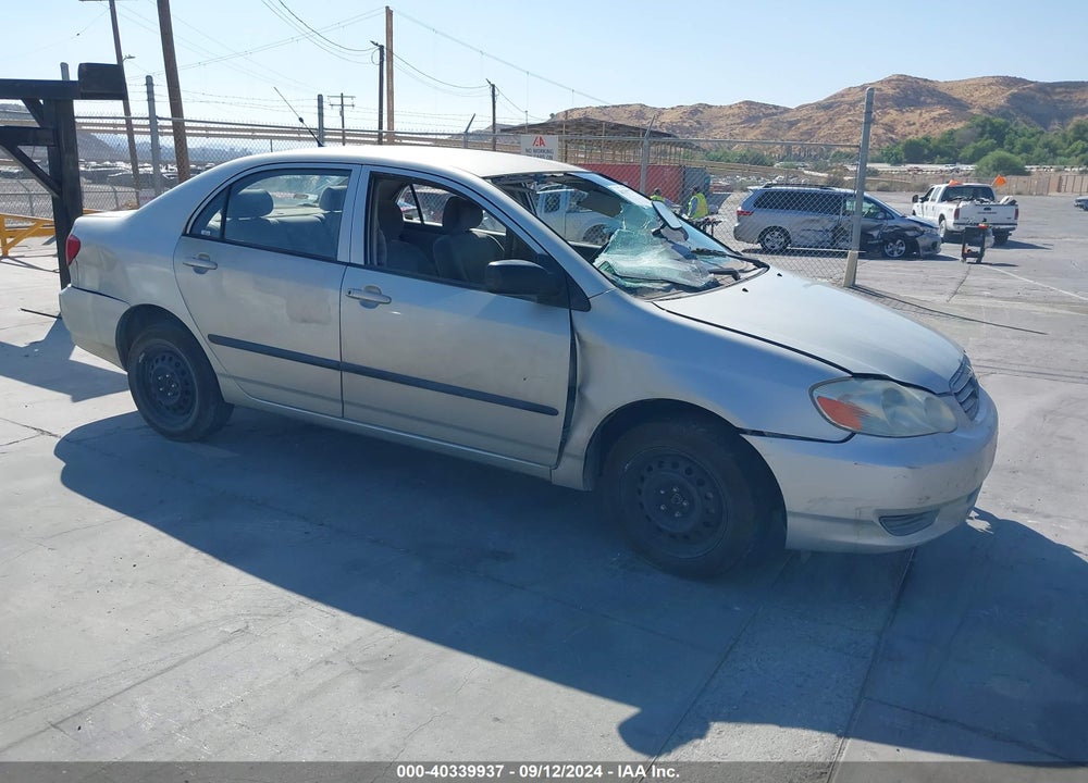 2003 TOYOTA COROLLA CE VIN: JTDBR32E230033675