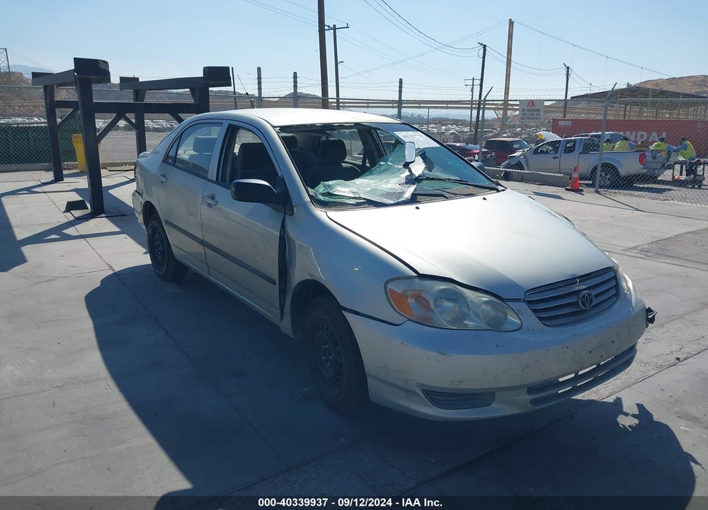 2003 TOYOTA COROLLA CE VIN: JTDBR32E230033675