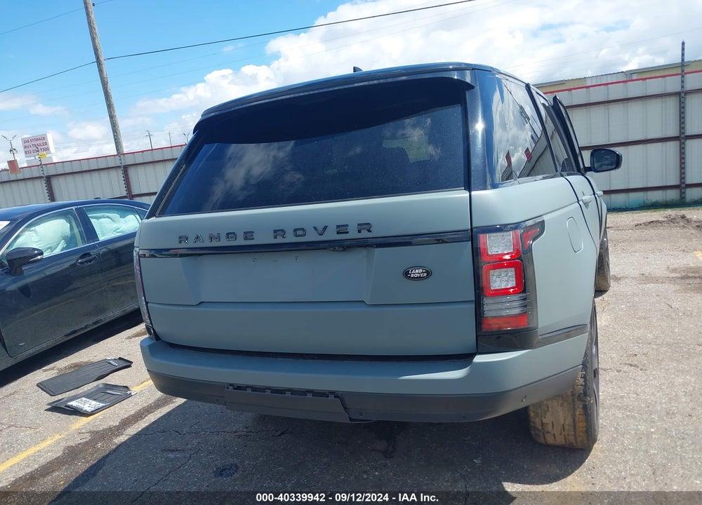 2017 LAND ROVER RANGE ROVER 3.0L V6 TURBOCHARGED DIESEL HSE TD6 VIN: SALGS2FK8HA328763