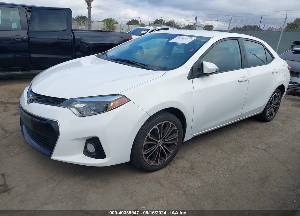 2016 TOYOTA COROLLA S PLUS VIN: 5YFBURHE1GP469227