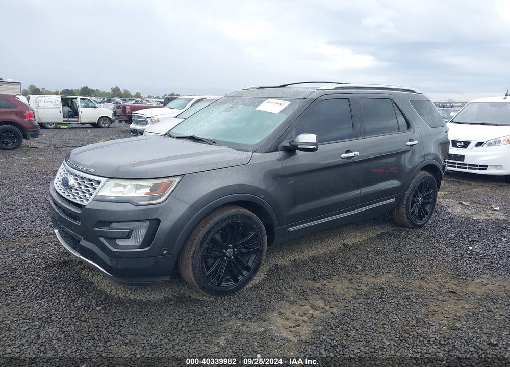 2016 FORD EXPLORER PLATINUM VIN: 1FM5K8HT8GGC82141
