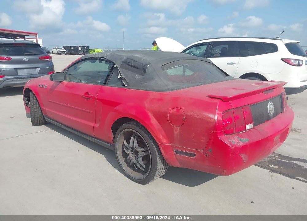 2007 FORD MUSTANG V6 DELUXE/V6 PREMIUM VIN: 1ZVFT84NX75196321