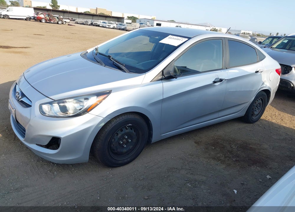 2012 HYUNDAI ACCENT GLS VIN: KMHCT4AE7CU223067