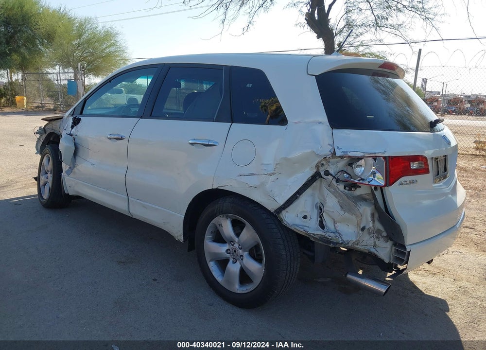 2008 ACURA RDX VIN: 5J8TB18278A016609