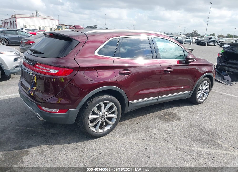 2019 LINCOLN MKC SELECT VIN: 5LMCJ2C96KUL17334