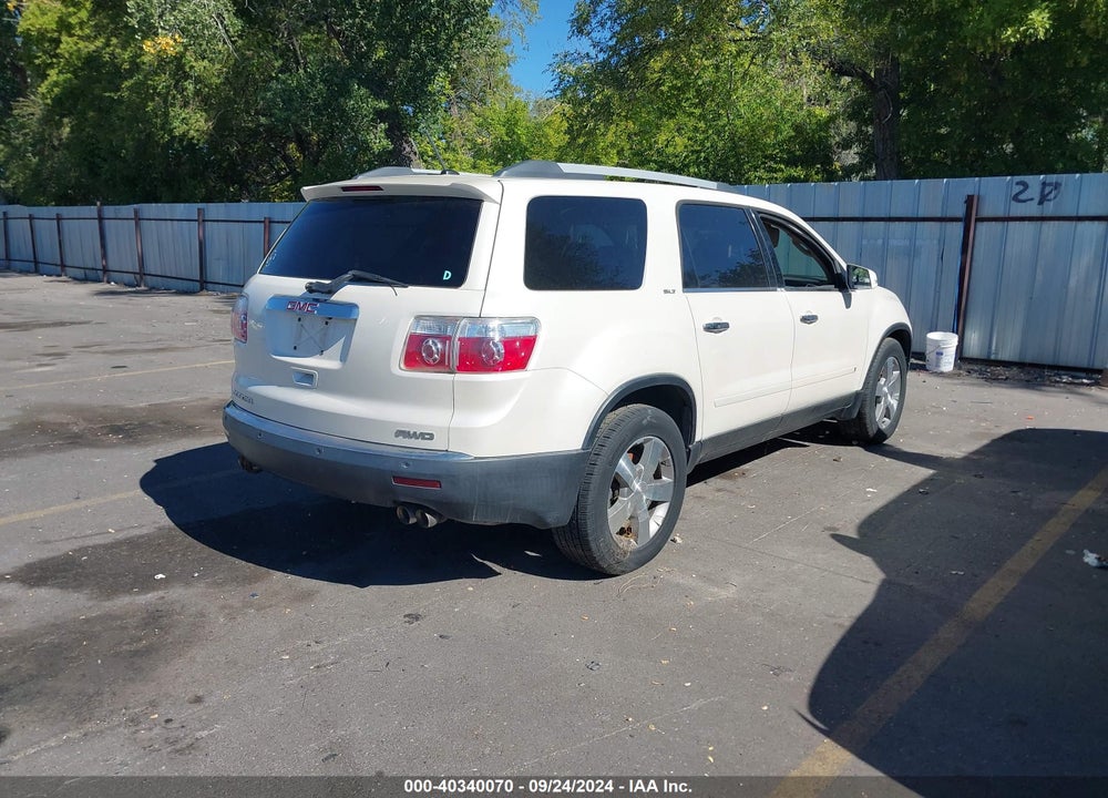 2010 GMC ACADIA SLT-1 VIN: 1GKLVMED9AJ130781