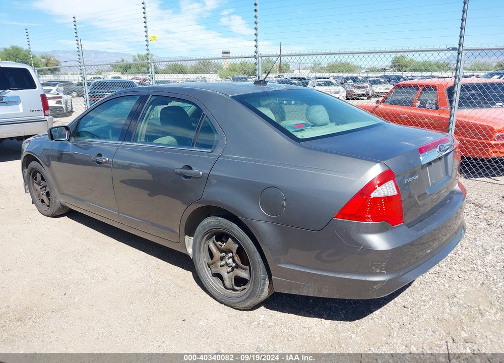 2011 FORD FUSION SE VIN: 3FAHP0HA4BR346394