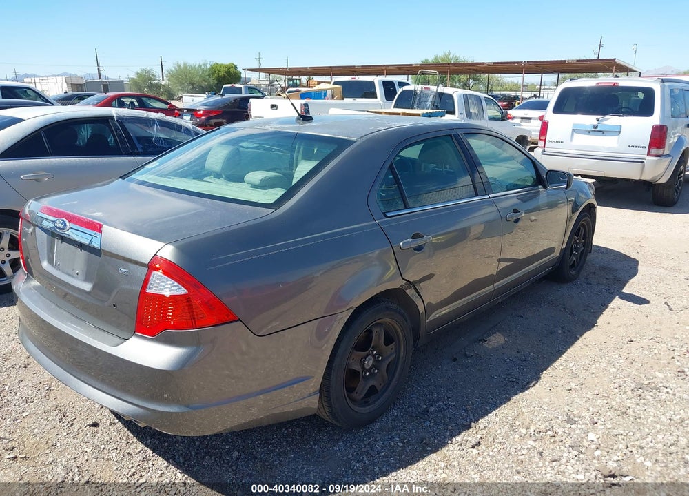 2011 FORD FUSION SE VIN: 3FAHP0HA4BR346394