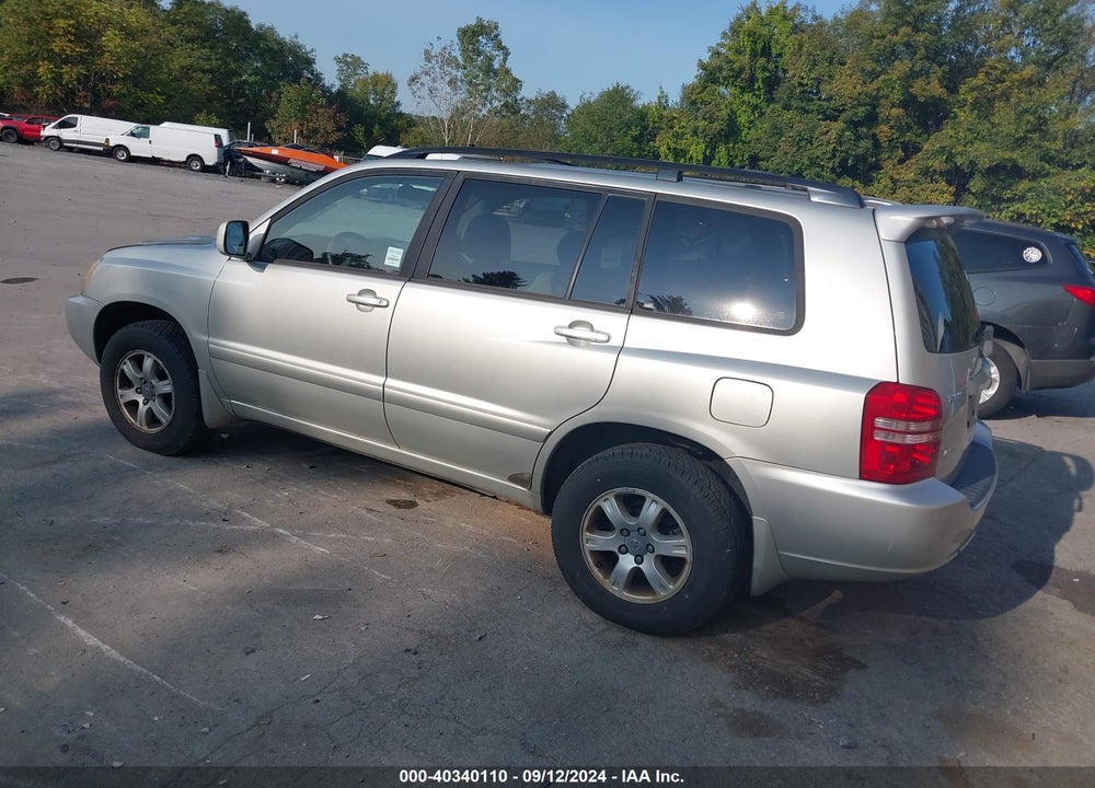 2003 TOYOTA HIGHLANDER V6 VIN: JTEHF21AX30156714