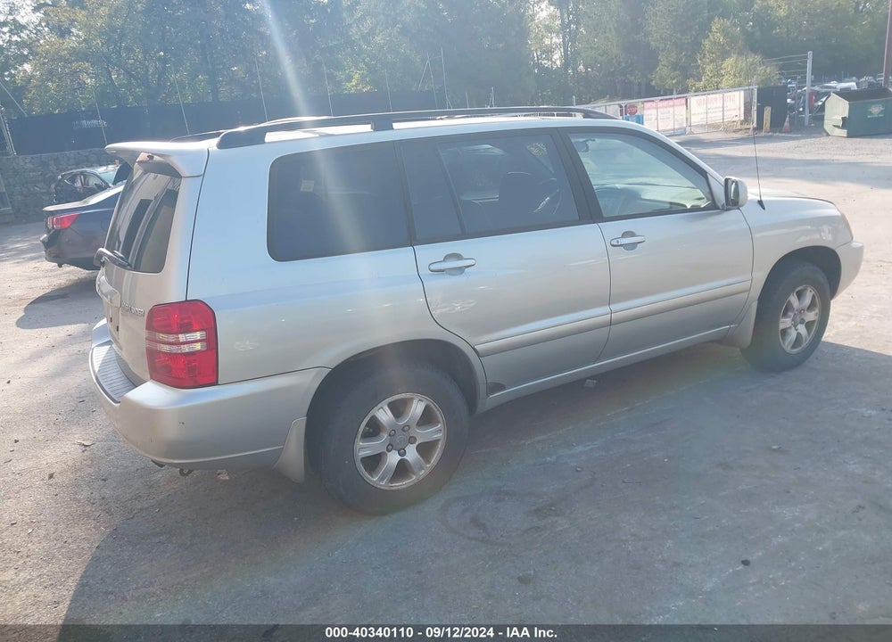 2003 TOYOTA HIGHLANDER V6 VIN: JTEHF21AX30156714