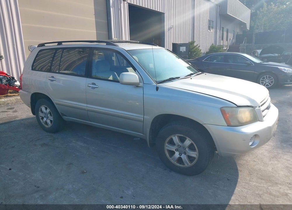 2003 TOYOTA HIGHLANDER V6 VIN: JTEHF21AX30156714