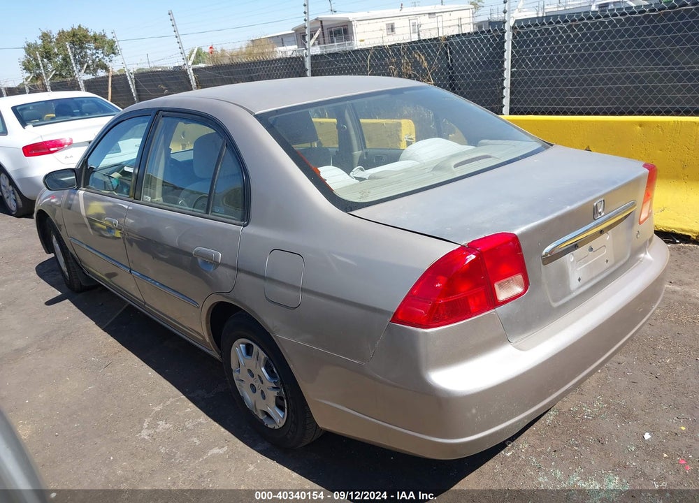 2002 HONDA CIVIC LX VIN: 2HGES16552H595016